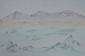 Mixed media_watercolour and pen on watercolour paper_Iceland